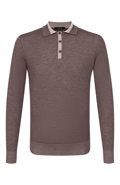 Мужское поло из кашемира и шелка ZILLI, арт. KBP001M0342VMIC03_002