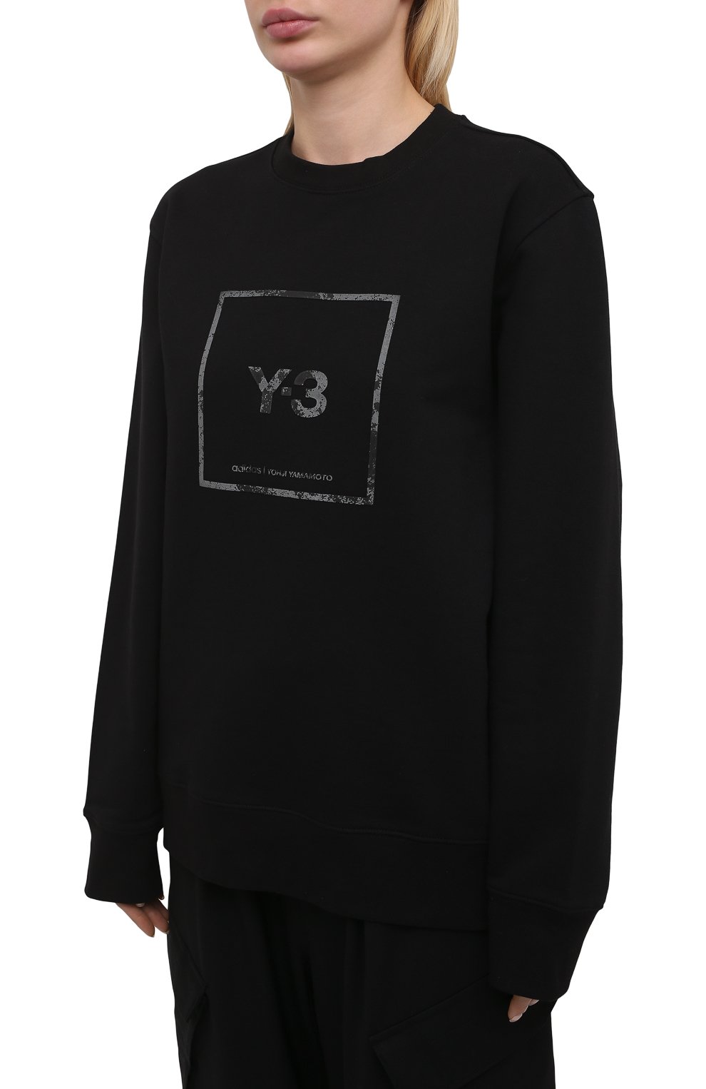 Хлопковый свитшот Y-3, арт. GV6057/W, фото 3