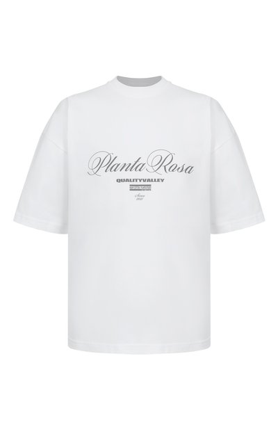 Женская хлопковая футболка PLANTA ROSA, арт. PR/T02/QUALITY-BOLD/220VELVET