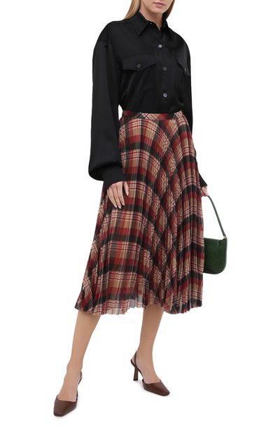 Плиссированная юбка DRIES VAN NOTEN красного цвета по цене 142000 руб., арт. 202-10830-1228, фото 2 Плиссированная юбка DRIES VAN NOTEN, арт. 202-10830-1228, фото 2