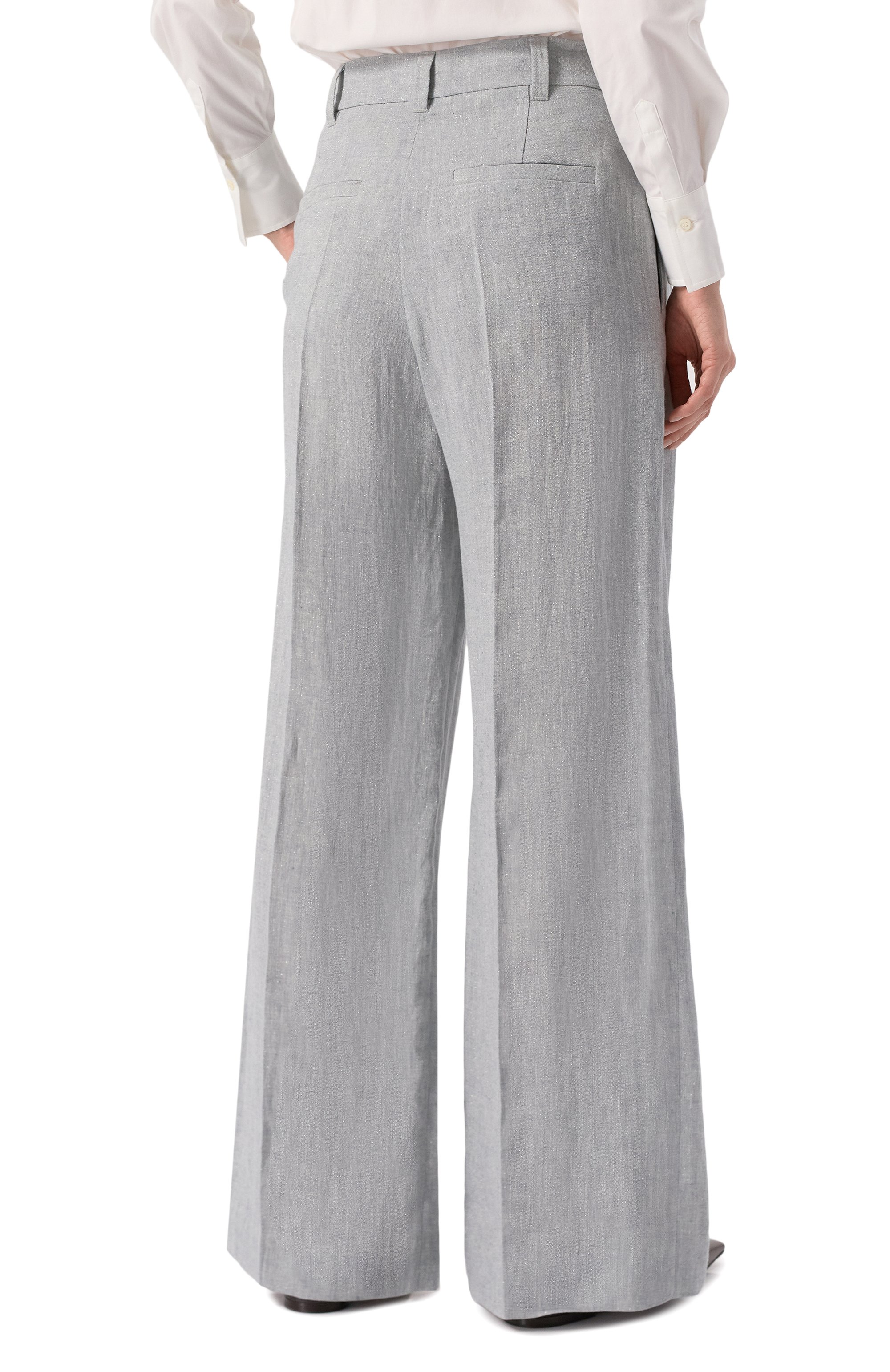 Льняные брюки BRUNELLO CUCINELLI, арт. MH547P8512, фото 4