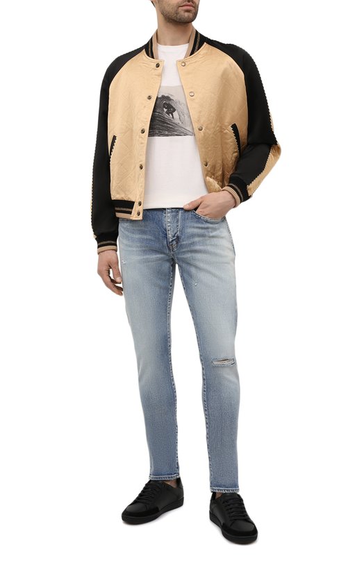 Бомбер Saint Laurent Бежевый, фото 2