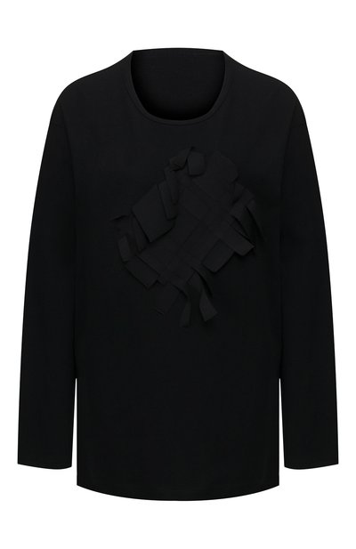 Женская хлопковый лонгслив YOHJI YAMAMOTO, арт. NN-T75-079
