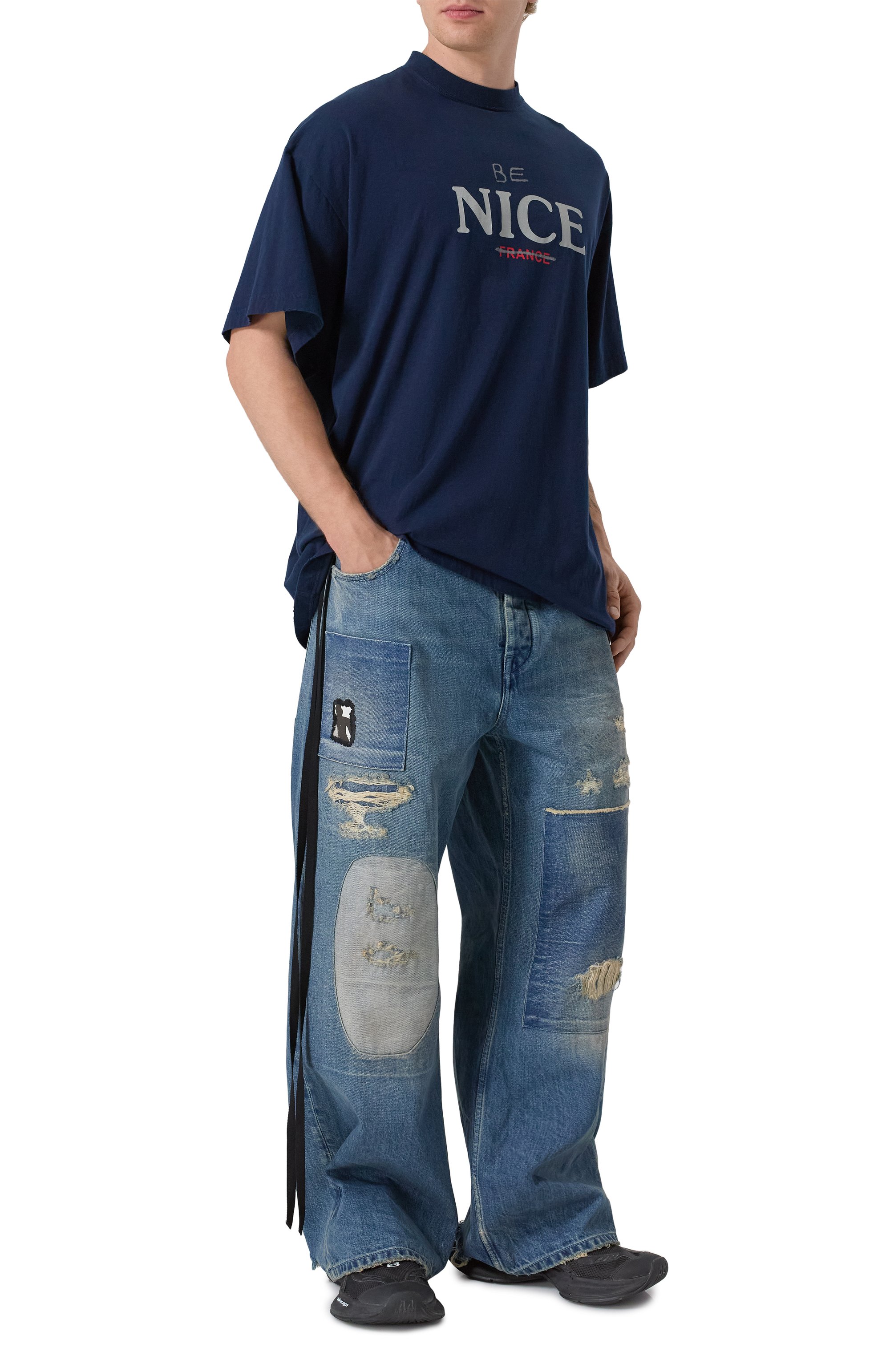 Хлопковая футболка BALENCIAGA, арт. 739028/TPVE4, фото 2