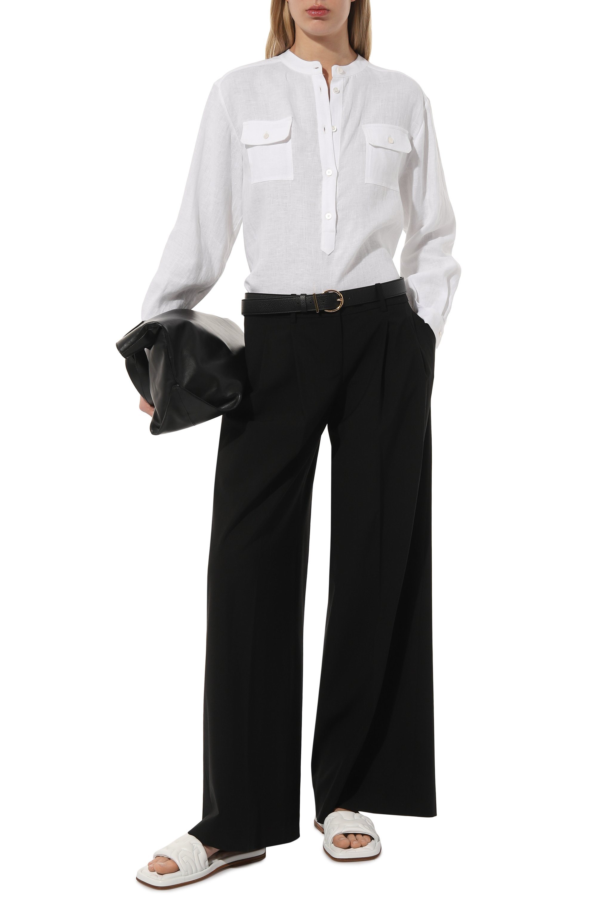 Льняная рубашка KITON, арт. D55448H08838, фото 2