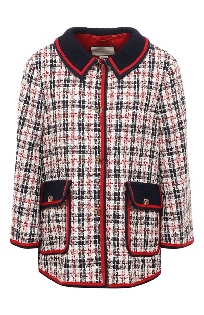 Женский жакет из хлопка и вискозы GUCCI, арт. 523689 ZKM84