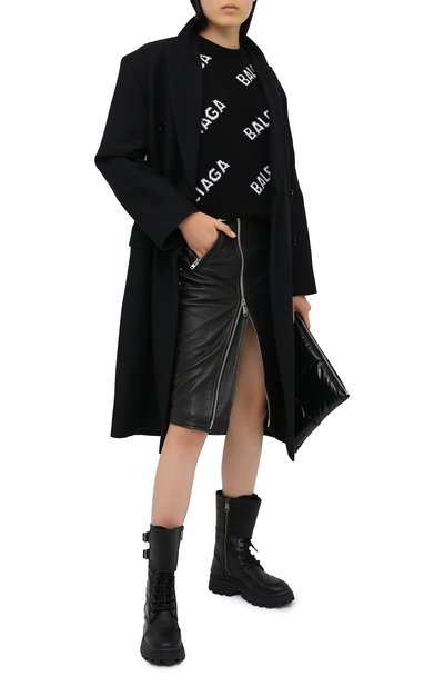 Шерстяной свитер BALENCIAGA черного цвета по цене 120000 руб., арт. 620983/T1567, фото 2 Шерстяной свитер BALENCIAGA, арт. 620983/T1567, фото 2