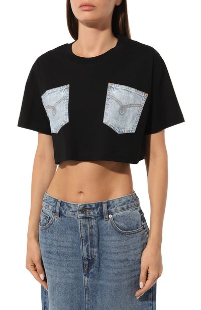 Хлопковая футболка M05CH1NO JEANS, арт. 232K2/A1205/8762, фото 3