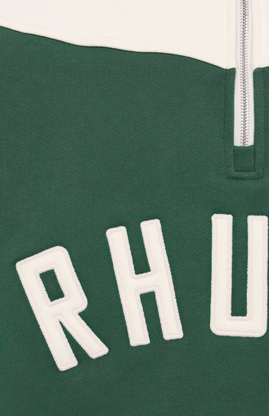 Хлопковый анорак Rhude RHSS25SW01012 Зелёный  RHSS25SW01012 Фото 6