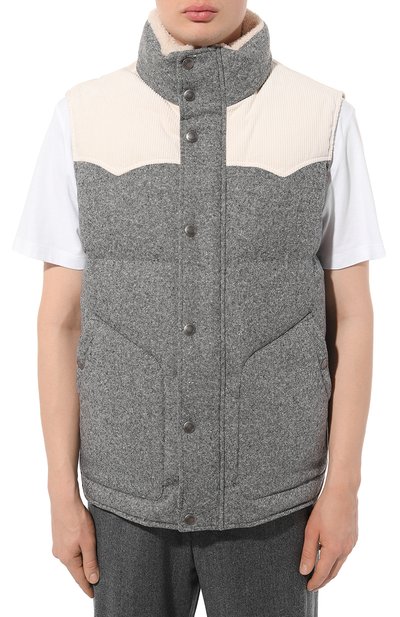 Пуховый жилет BRUNELLO CUCINELLI, арт. MQ4651942, фото 3