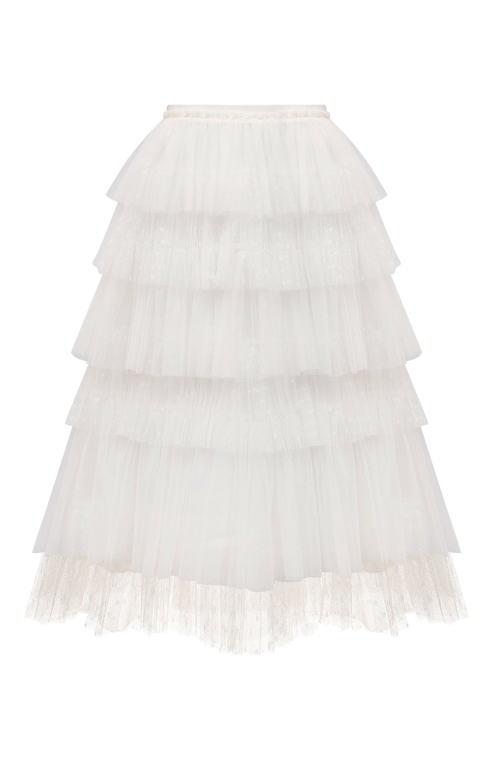 Юбка REDVALENTINO молочного цвета по цене 79700 руб., арт. XR0RAI80/6B6, фото 1 Юбка REDVALENTINO, арт. XR0RAI80/6B6, фото 1