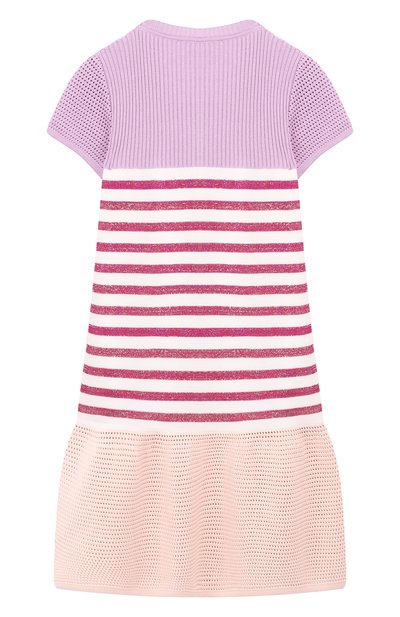 Платье из хлопка и шелка LORO PIANA сиреневого цвета по цене 71700 руб., арт. FAI4749, фото 2 Платье из хлопка и шелка LORO PIANA, арт. FAI4749, фото 2