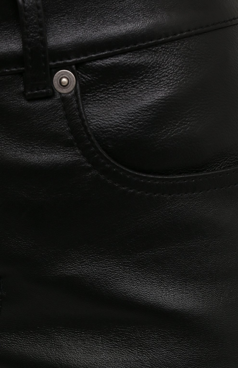 Кожаные брюки SAINT LAURENT, арт. 496409/Y5RG2, фото 5