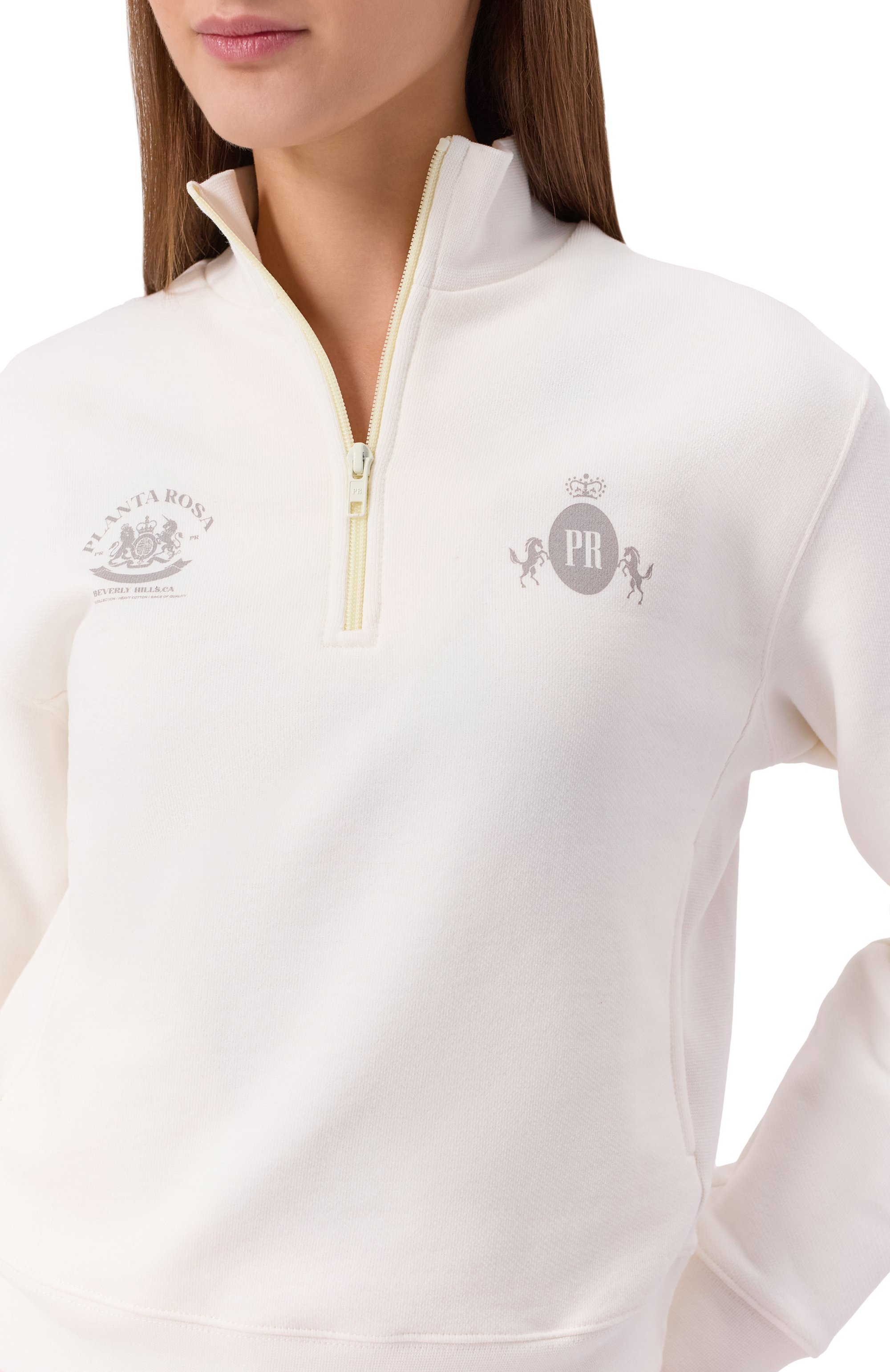 Хлопковый свитшот PLANTA ROSA, арт. PR/A007/BLAZON/470VELVET, фото 8