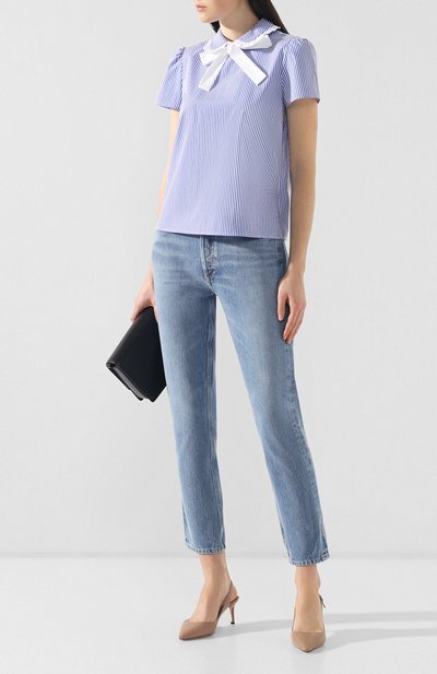 Хлопковая блузка REDVALENTINO, арт. RR3AA0U7/JQQ, фото 2