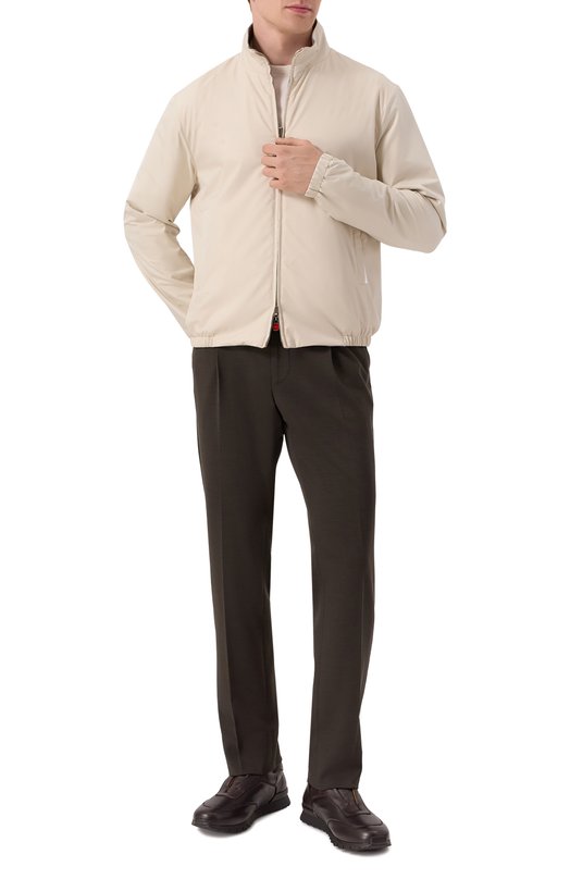 Кожаные кроссовки Kiton USSA107N0012601 Коричневый  USSA107N0012601 Фото 2