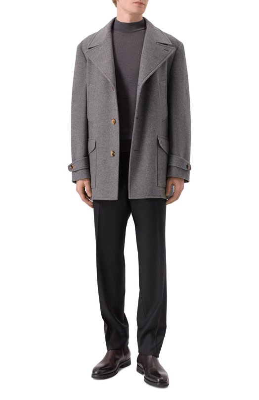 Шерстяной джемпер Andrea Campagna M5625-6687 Серый  M5625-6687 Фото 2