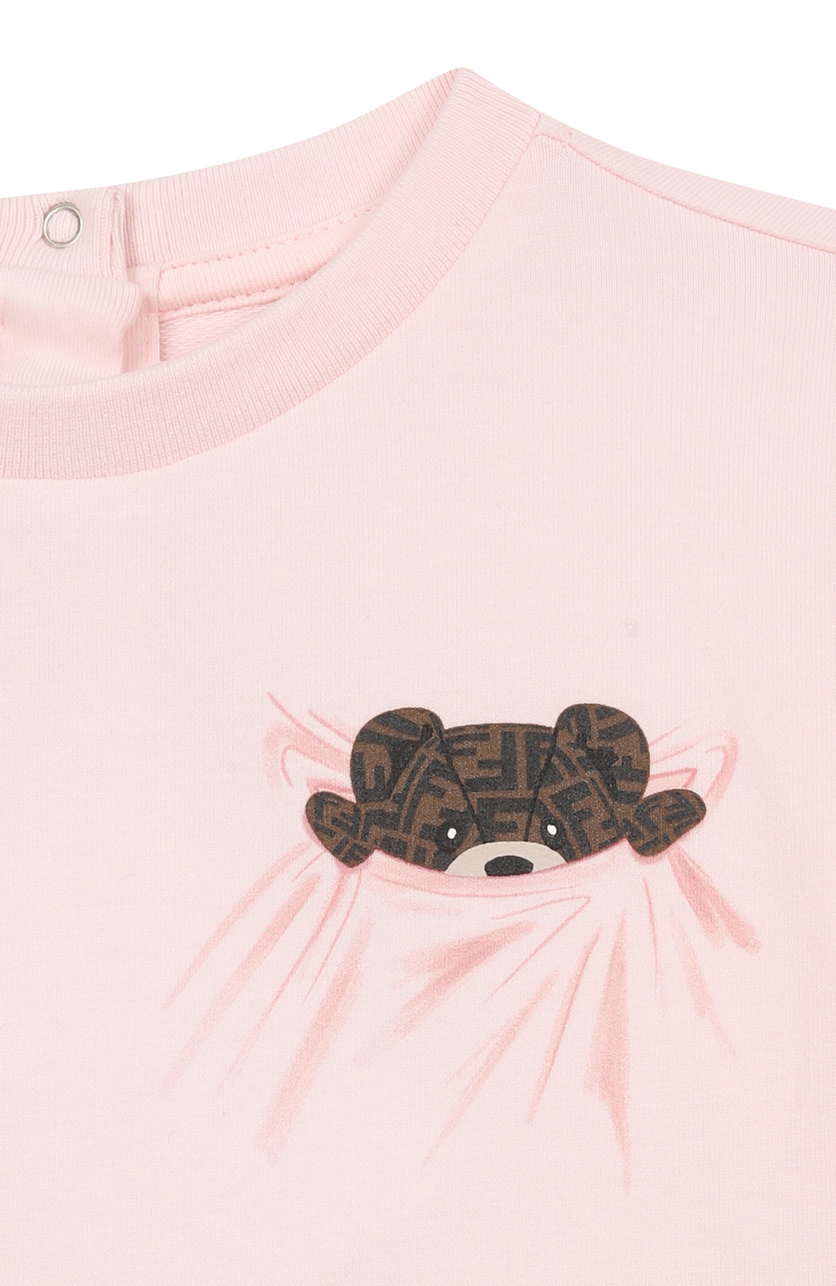 Хлопковый свитшот FENDI, арт. BUH088/8RA, фото 3
