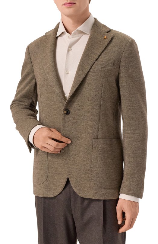 Однобортный пиджак Sartoria Latorre JD74/JG061 Коричневый  JD74/JG061 Фото 3