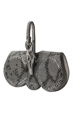 Женские футляр для очков ANY DI серого цвета, арт. SP101602 SNAKE SILVER | Фото 2 (Нос: Не проставлено; Региональные ограничения белый список (Axapta Mercury): Не проставлено; Материал: Экокожа)