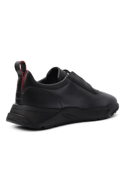 Кожаные кроссовки innova SANTONI, арт. MBIG22027NERTG0N, фото 4