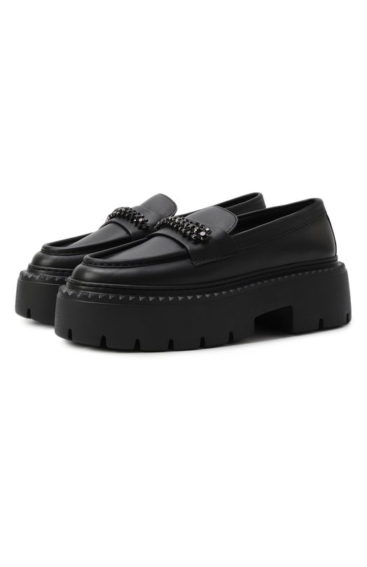 

Кожаные лоферы Bryer Jimmy Choo, Чёрный