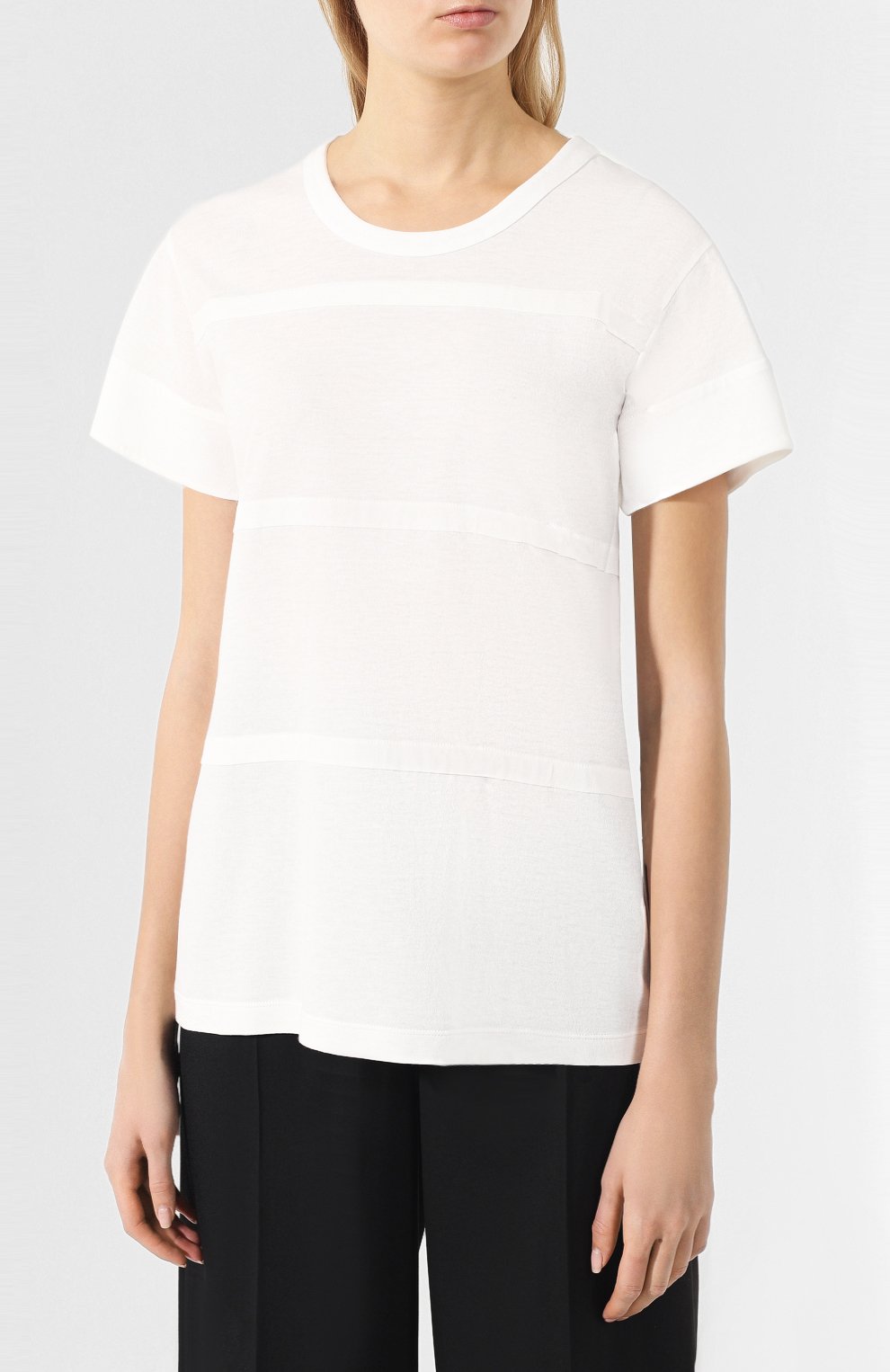 Хлопковая футболка JIL SANDER NAVY, арт. JNWM7007A/JM2586, фото 3