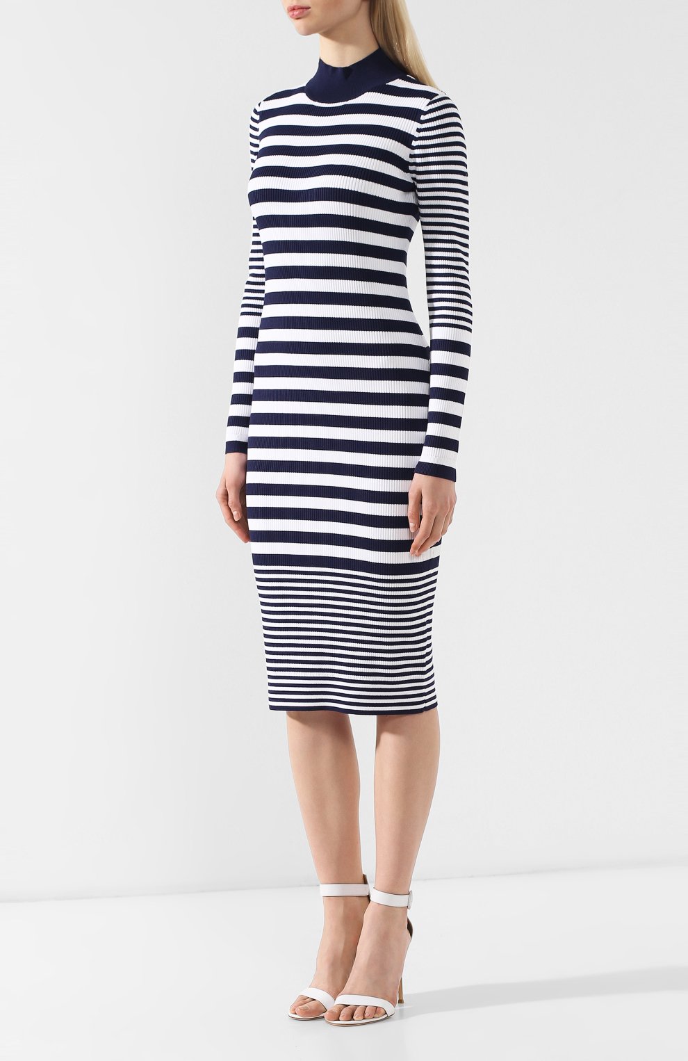 Платье-миди в полоску MICHAEL MICHAEL KORS, арт. MH88YFH5ZV, фото 3