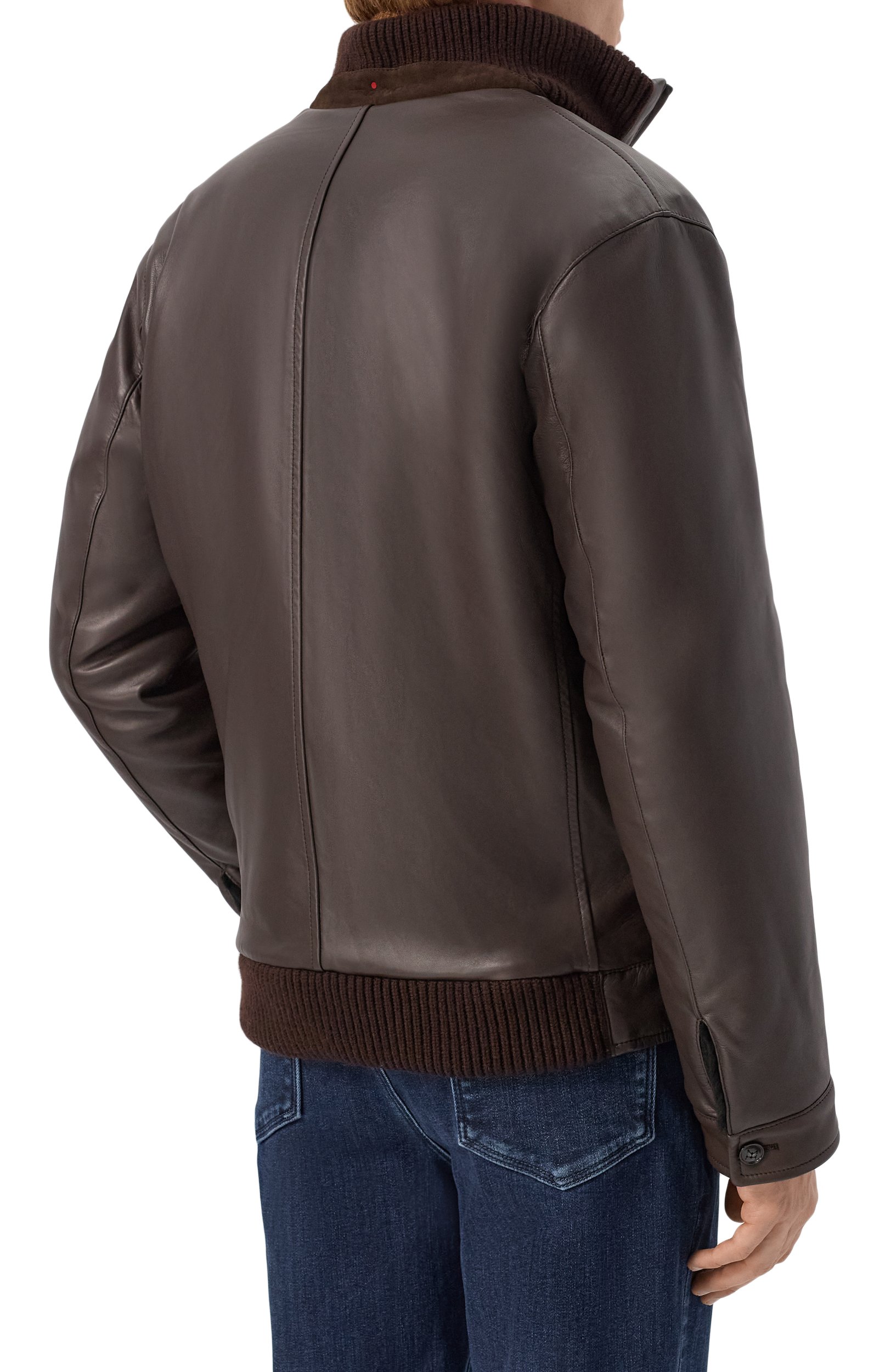 Двусторонняя дубленка из овчины KITON, арт. UW2482SV0413L_001, фото 4