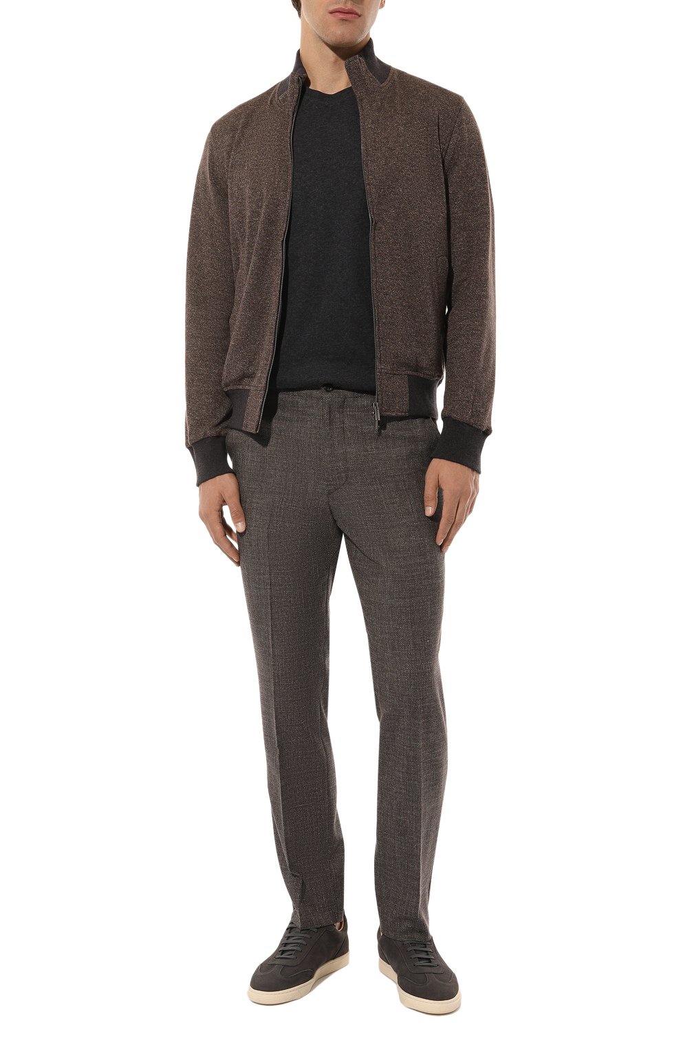 Брюки из хлопка и шерсти CORNELIANI, арт. 924L25-3817340, фото 2