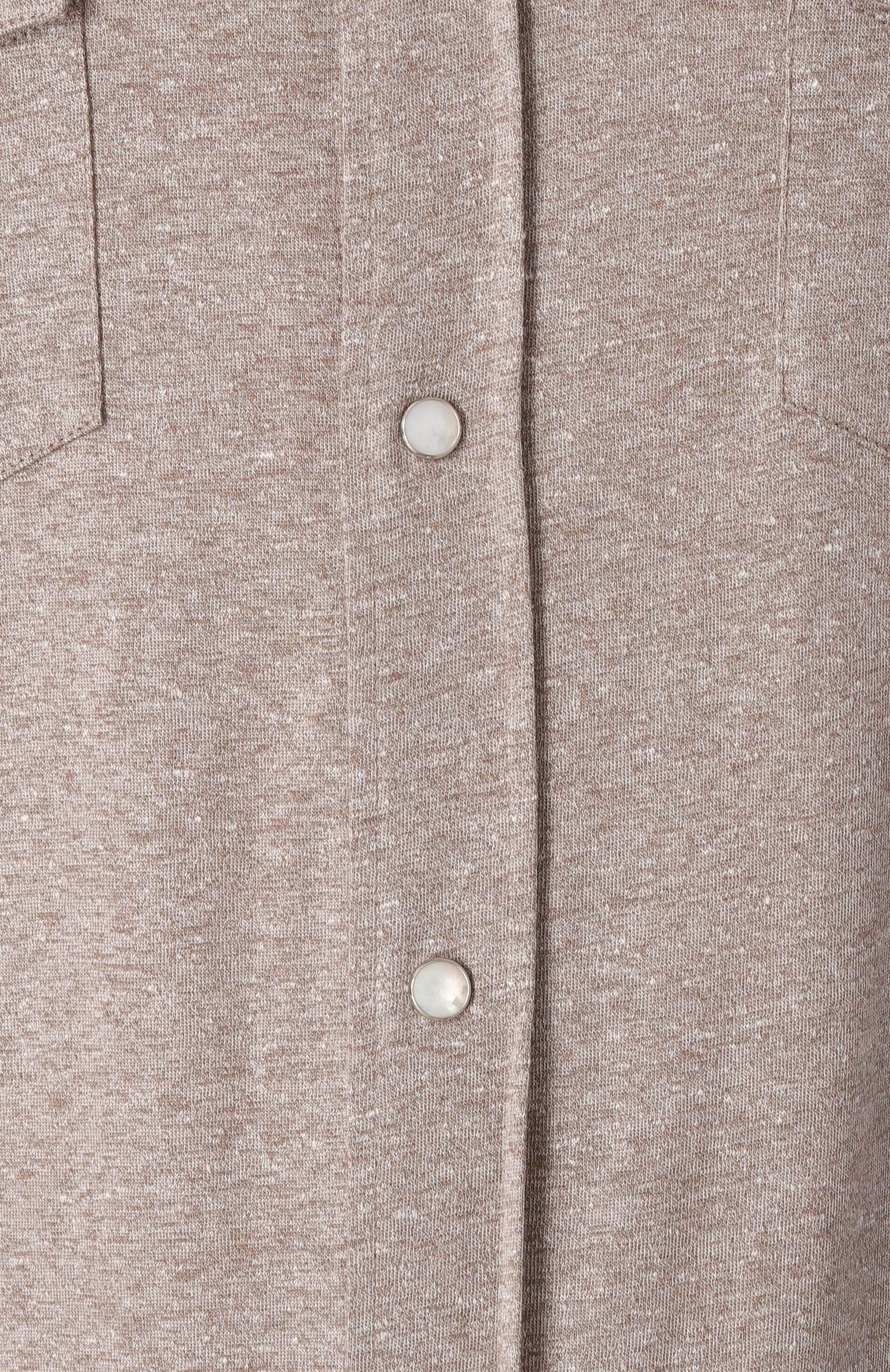 Рубашка изо льна и хлопка BRUNELLO CUCINELLI, арт. MW8356666, фото 6