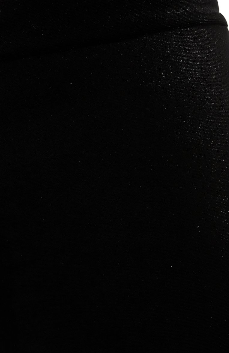 Женские бархатные брюки YANINA черного цвета, арт. 0-2691 | Фото 5 (Материал внешний: Синтетический материал; Силуэт Ж (брюки и джинсы): Расклешенные; Стили: Кэжуэл; Женское Кросс-КТ: Брюки-одежда; Длина (брюки, джинсы): Стандартные; Автоматизация состава: Проставлено; Автоматизация ТО: Проставлено)
