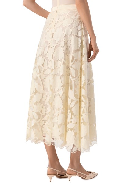 Юбка ELIE SAAB кремового цвета по цене 226500 руб., арт. SK120, фото 4 Юбка ELIE SAAB, арт. SK120, фото 4