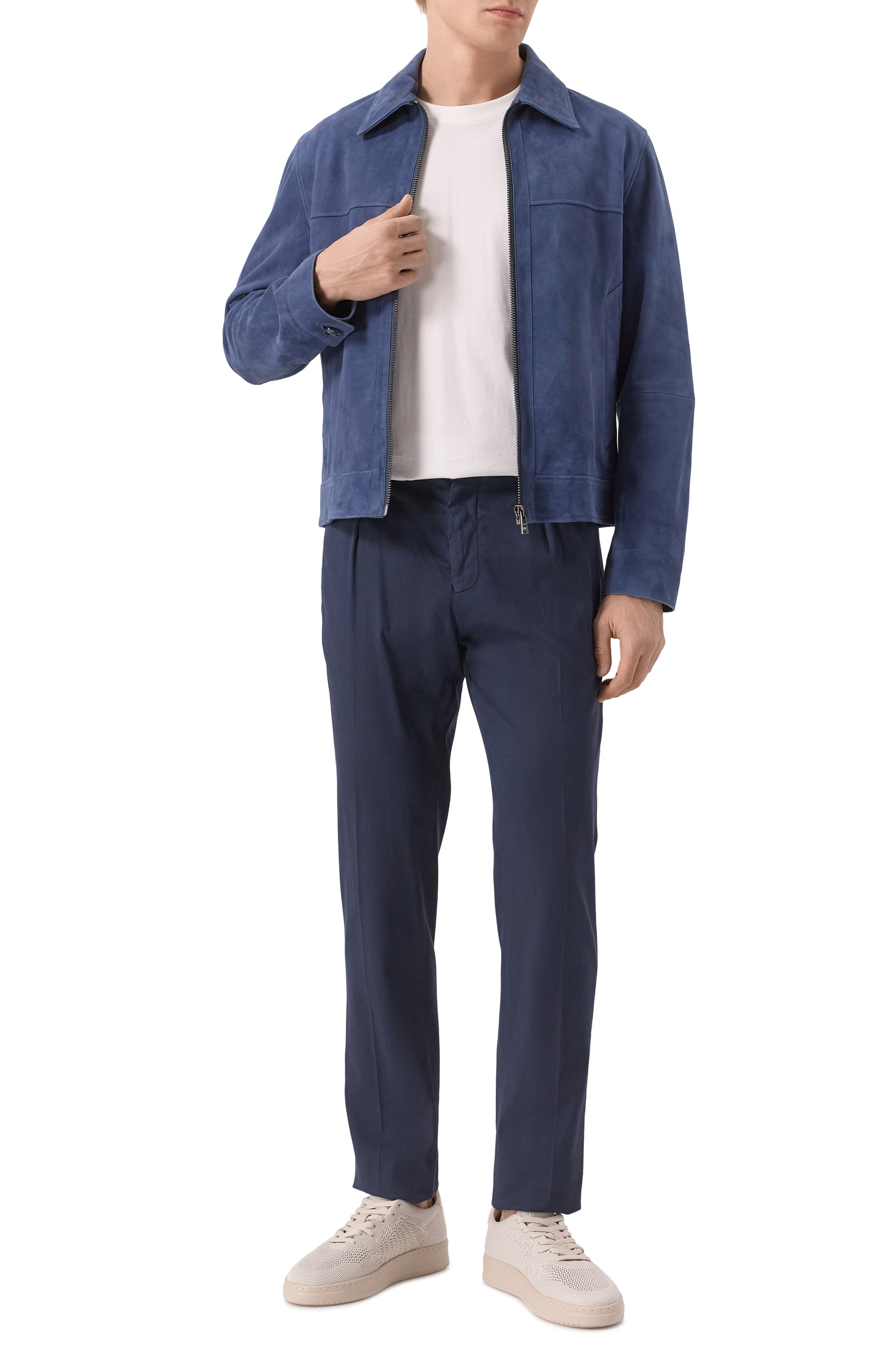 Брюки из хлопка и шелка MARCO PESCAROLO, арт. CHIAIA/5106, фото 2