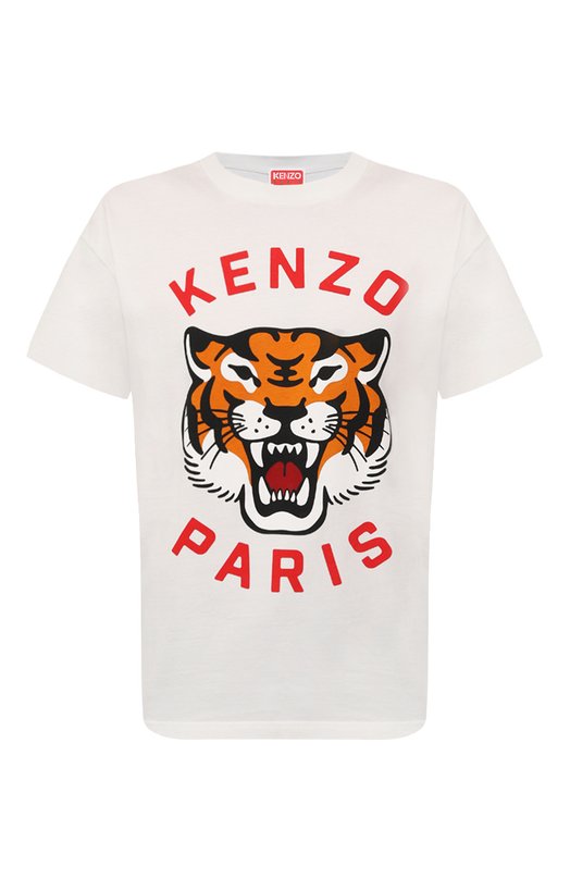 

Хлопковая футболка Kenzo, Белый