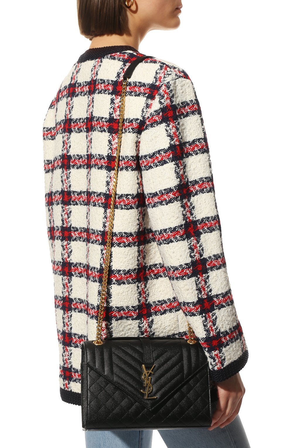 Сумка monogram envelope medium SAINT LAURENT, арт. 600185/B0W91, фото 2