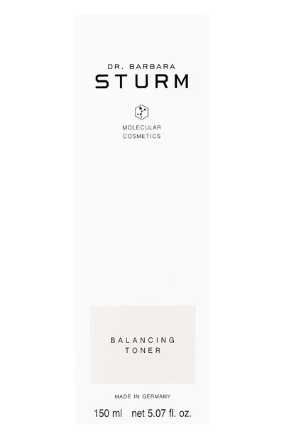 Увлажняющий и освежающий балансирующий тоник для лица balancing toner (150ml) DR. BARBARA STURM бесцветного цвета по цене 8560 руб., арт. 4260521261489, фото 4 Увлажняющий и освежающий балансирующий тоник для лица balancing toner (150ml) DR. BARBARA STURM, арт. 4260521261489, фото 4