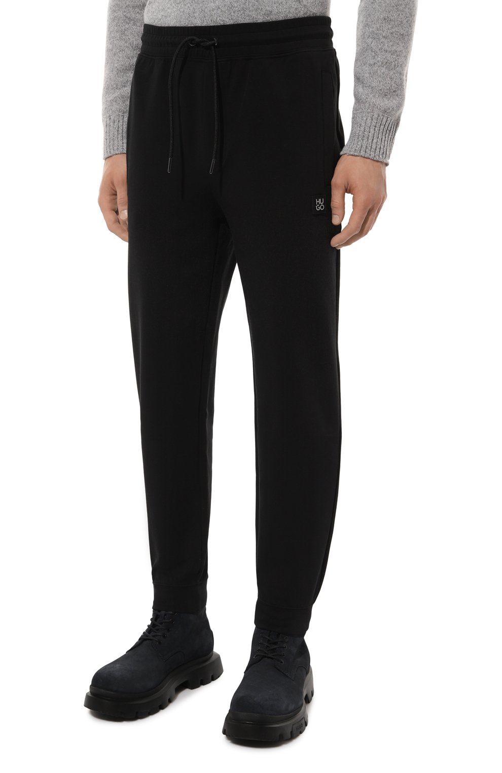 Хлопковые джоггеры HUGO, арт. 50509457, фото 3