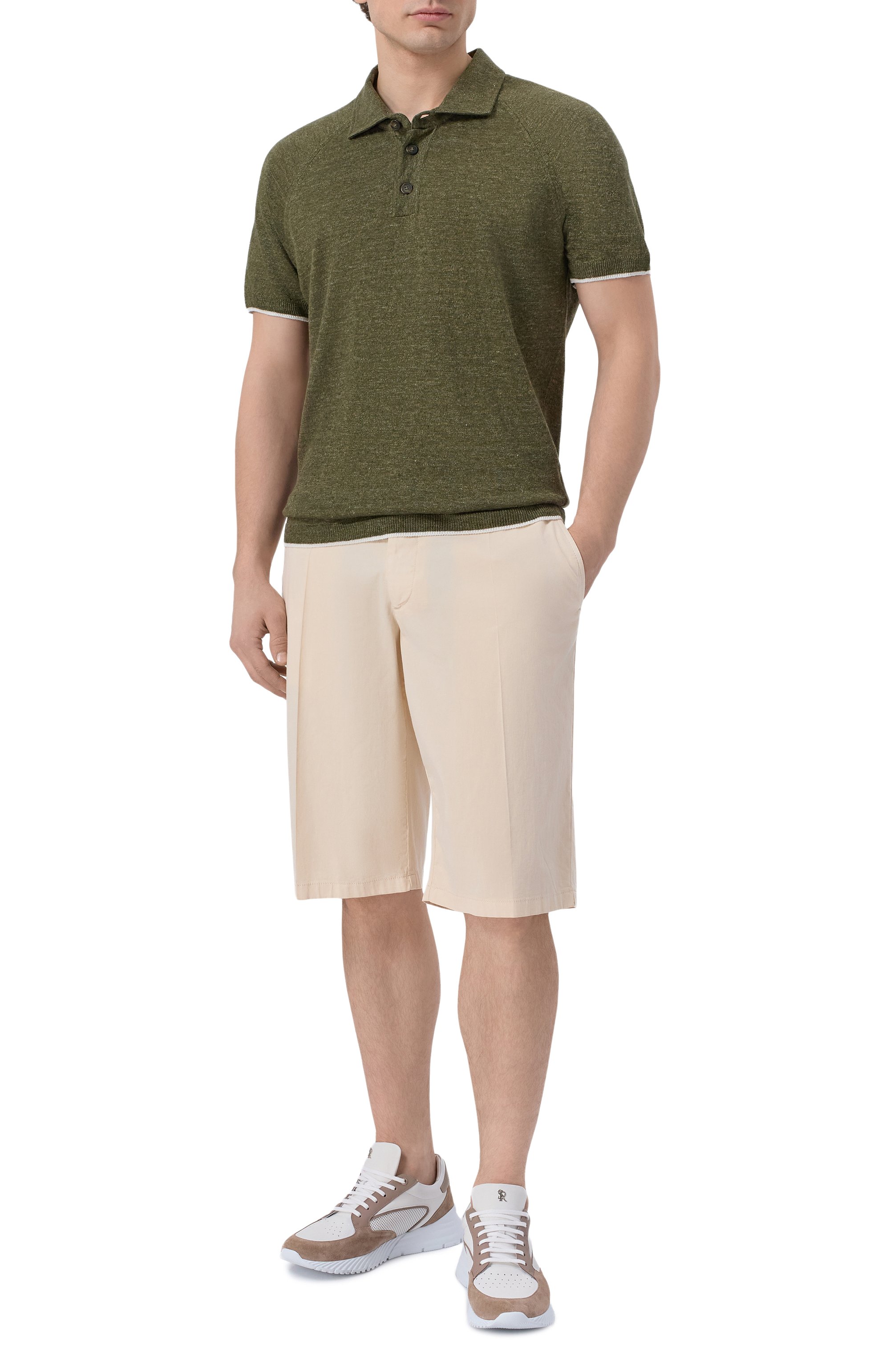 Шорты из хлопка и шелка MVST, арт. M26.CSM.T408/TFANT, фото 2