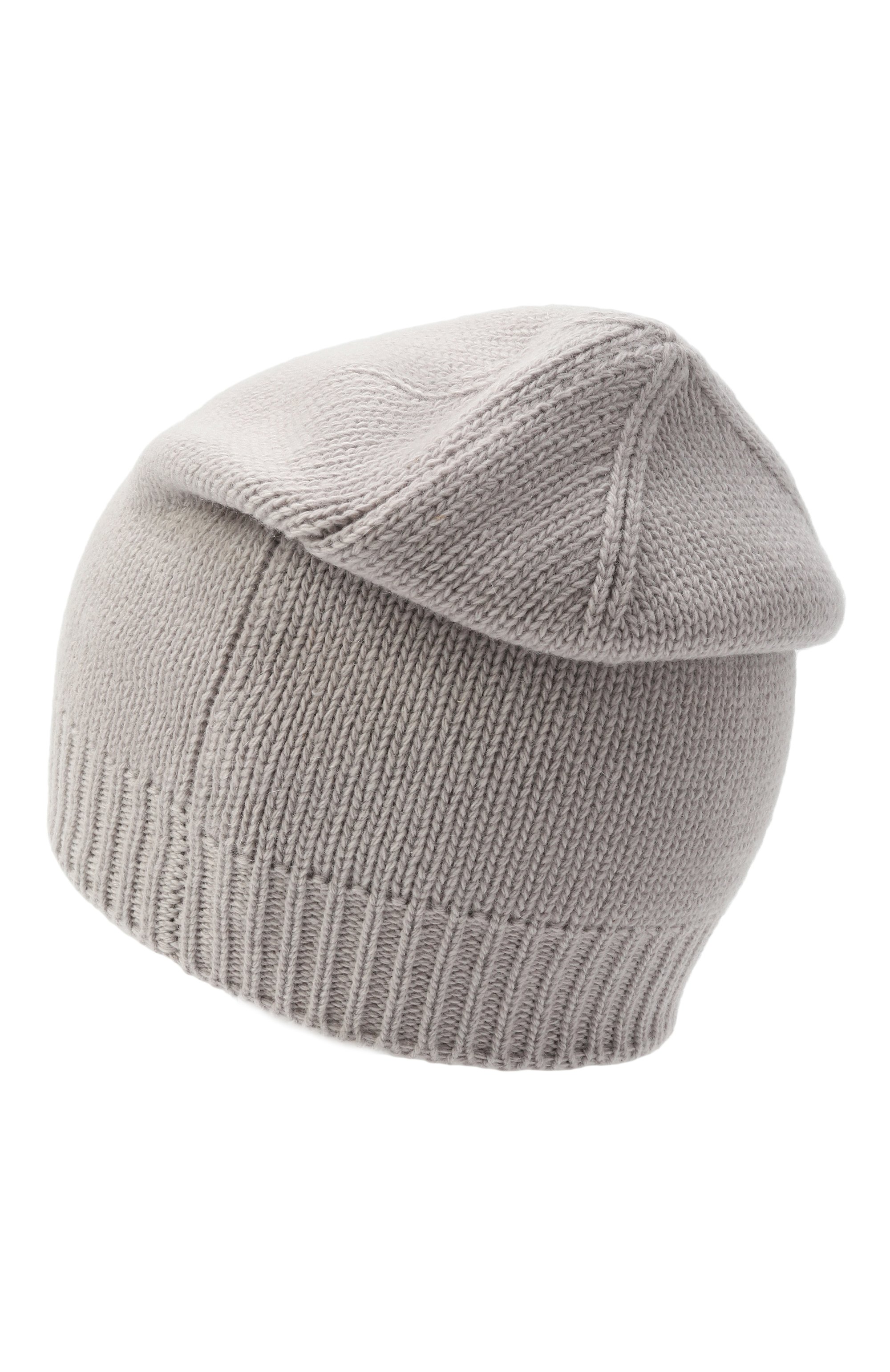 Шапка из шерсти и кашемира MANZONI24 светло-серого цвета по цене 16500 руб., арт. 25MBCAPPELL0-X, фото 2 Шапка из шерсти и кашемира MANZONI24, арт. 25MBCAPPELL0-X, фото 2