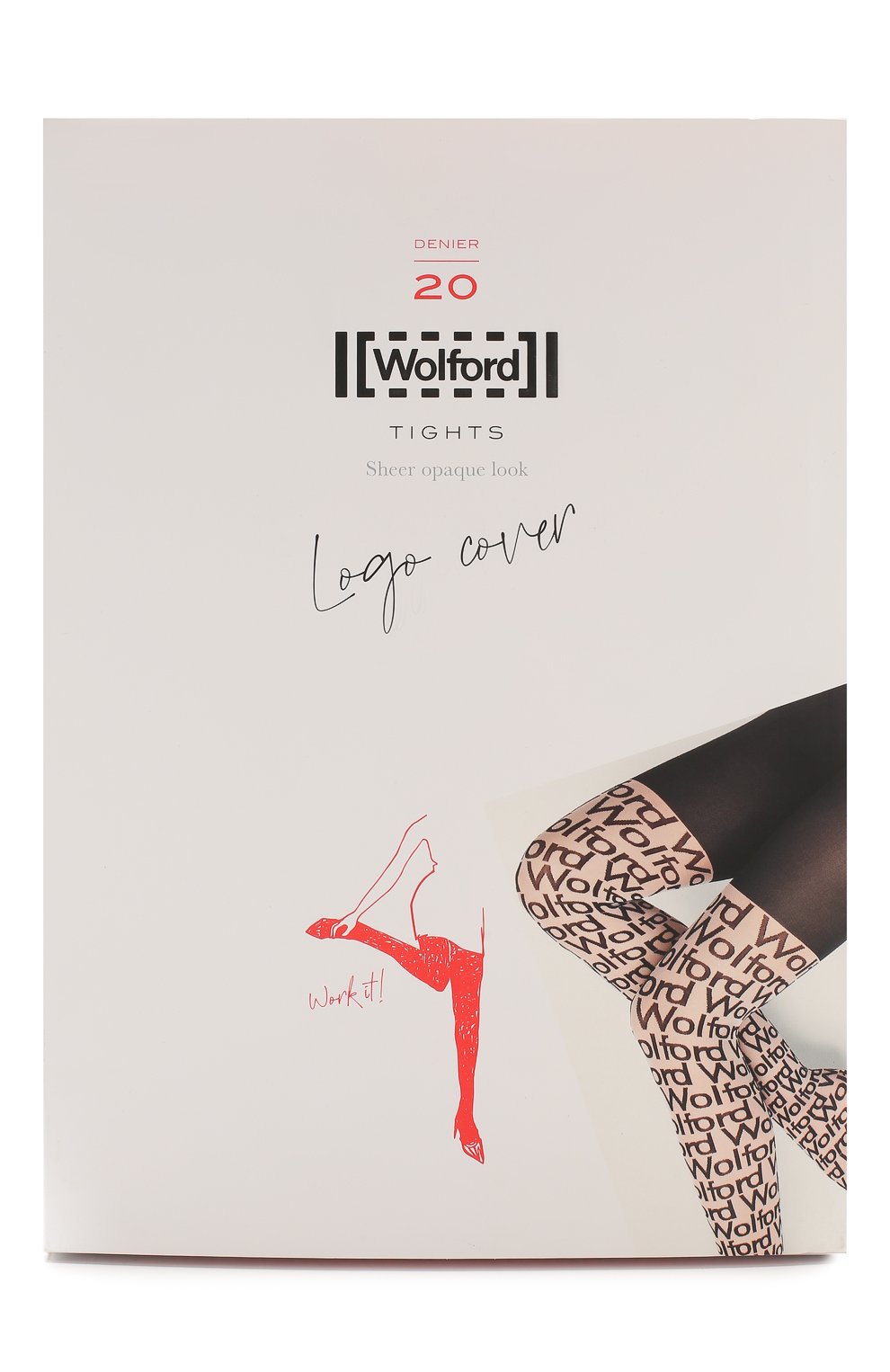 Колготки logo cover WOLFORD, арт. 14803, фото 1