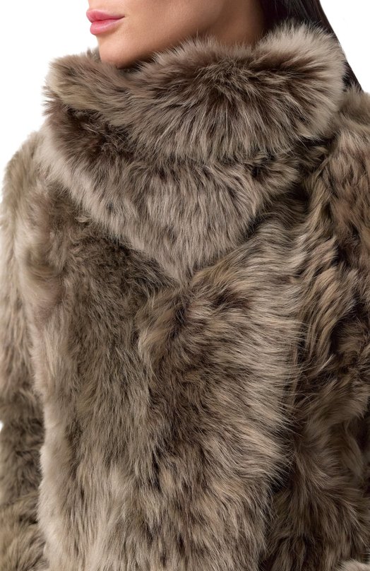 Дубленка из овчины Yves Salomon 25WYV60868MERL Серый  25WYV60868MERL Фото 5