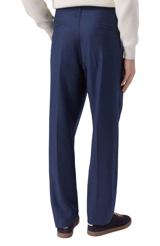 Шерстяные брюки Zilli CPP010M020070087U Синий  CPP010M020070087U Фото 4