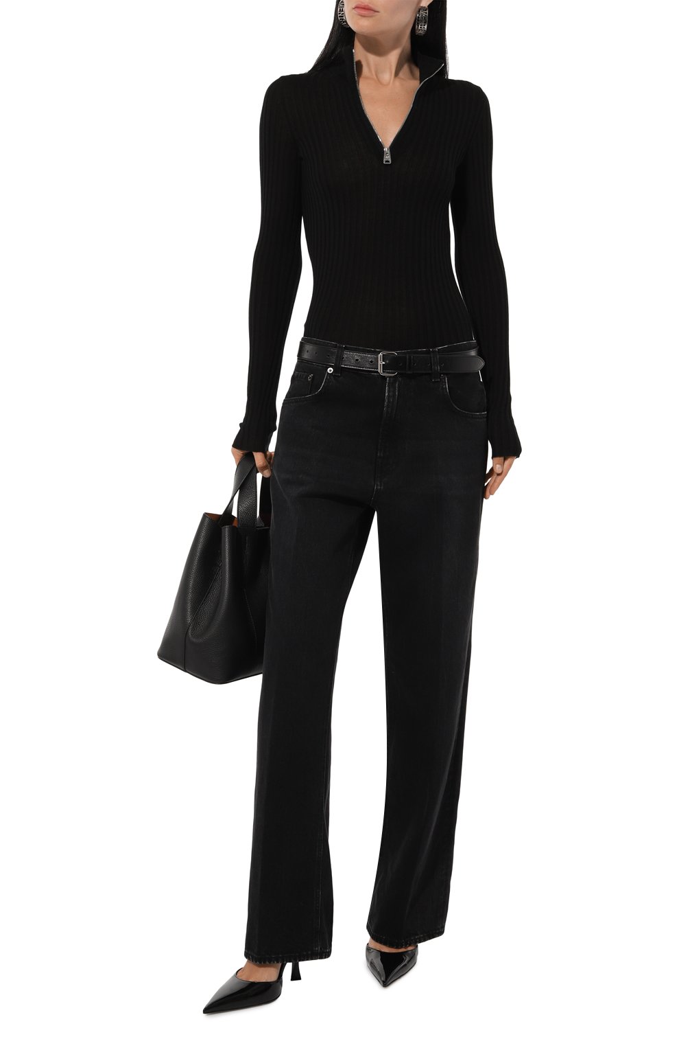 Джинсы HAIKURE черного цвета по цене 25450 руб., арт. HEW03330DF119L0857, фото 2 Джинсы HAIKURE, арт. HEW03330DF119L0857, фото 2