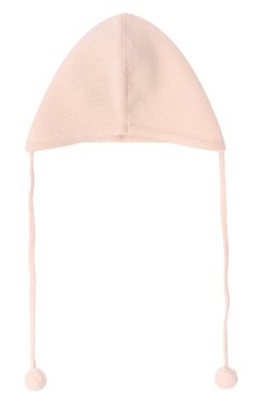 Детского кашемировая шапка OSCAR ET VALENTINE розового цвета, арт. BON01 | Фото 2 (Материал: Текстиль, Кашемир, Шерсть; Материал сплава: Проставлено; Нос: Не проставлено)