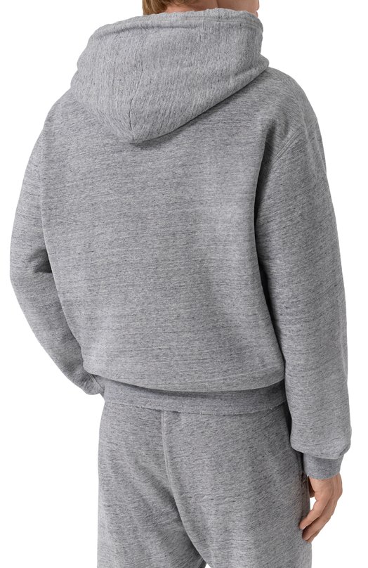 Хлопковое худи Dsquared2 S74GU0894/S25477 Серый  S74GU0894/S25477 Фото 4