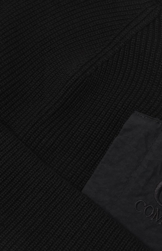 Шерстяная шапка C.P. Company 19CMAC163A005509A Чёрный  19CMAC163A005509A Фото 3