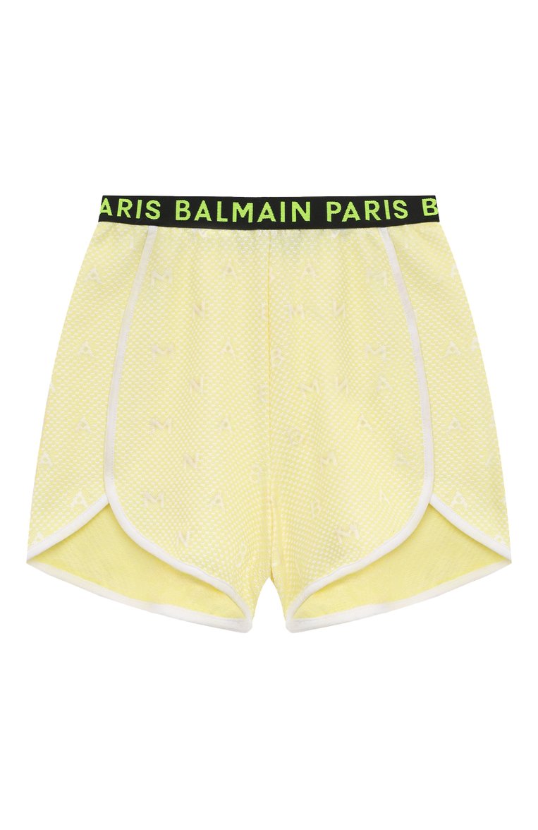 Детская комплект из толстовки и шорт BALMAIN  цвета, арт. BU3B30 | Фото 4 (Рукава: Длинные; Материал подклада: Хлопок; Материал внешний: Хлопок, Синтетический материал; Девочки Кросс-КТ: Костюмы-спорт; Ростовка одежда: 12 лет | 152 см, 16 лет | 164 см, 13 - 15 лет | 158 см, 10 - 11 лет | 140 - 146см, 8 лет | 128 см, 6 лет | 116 см)