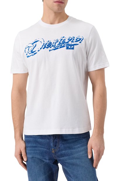 Хлопковая футболка DIESEL, арт. A16406/0QIAM, фото 3