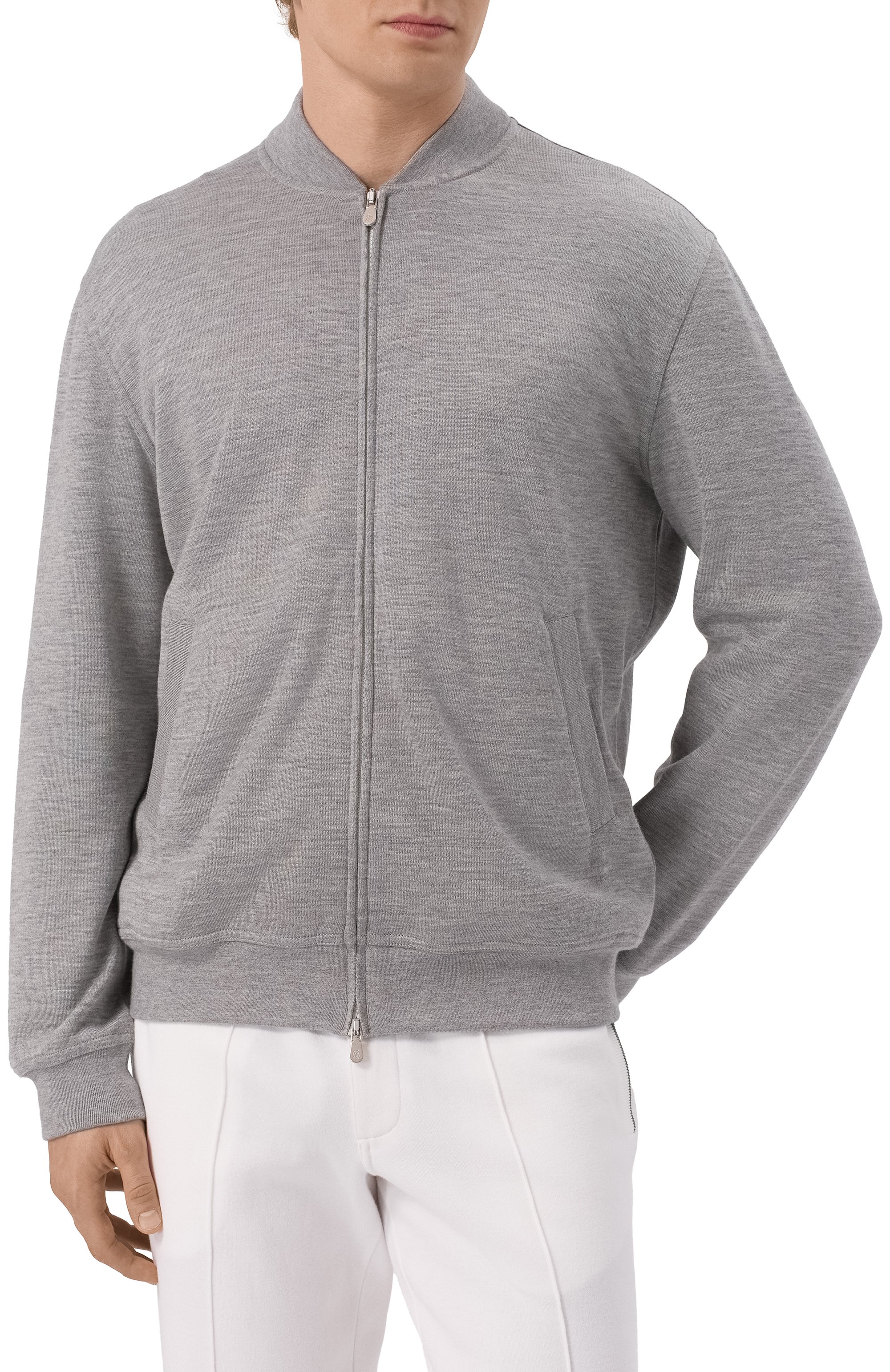 Толстовка из кашемира и шелка BRUNELLO CUCINELLI, арт. MM8359072G, фото 3